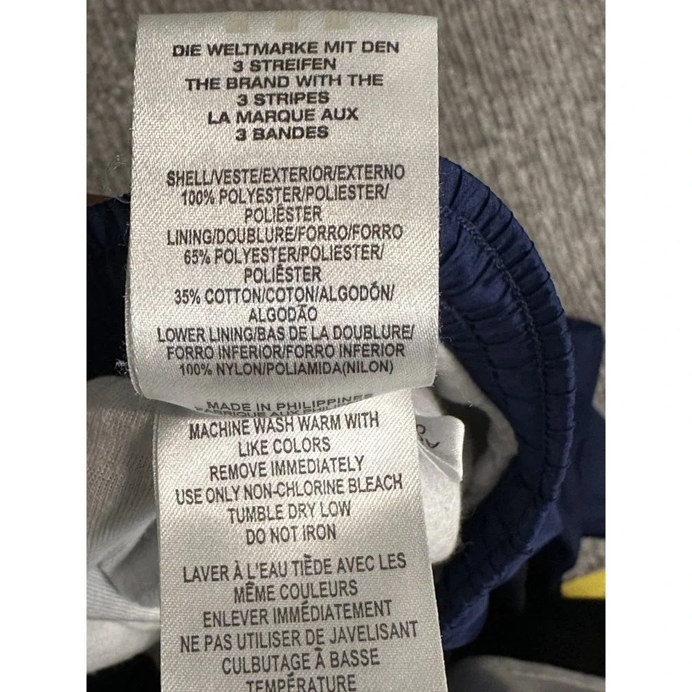 ADIDAS adiZERO Blue 3 Stripe Athletic Track Sweat Pants M AGC002